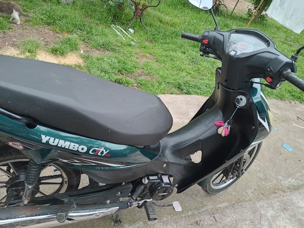 Moto Yumbo City 110 entregada luego del arreglo en Mecánica Neco, foto subida por Ana karen Blanco Prego en Google Maps